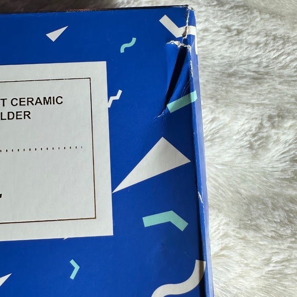 Rose Gold & White Jewelry Holder, Organizer, Display | Geometric Heart | New Box - Picture 7 of 11